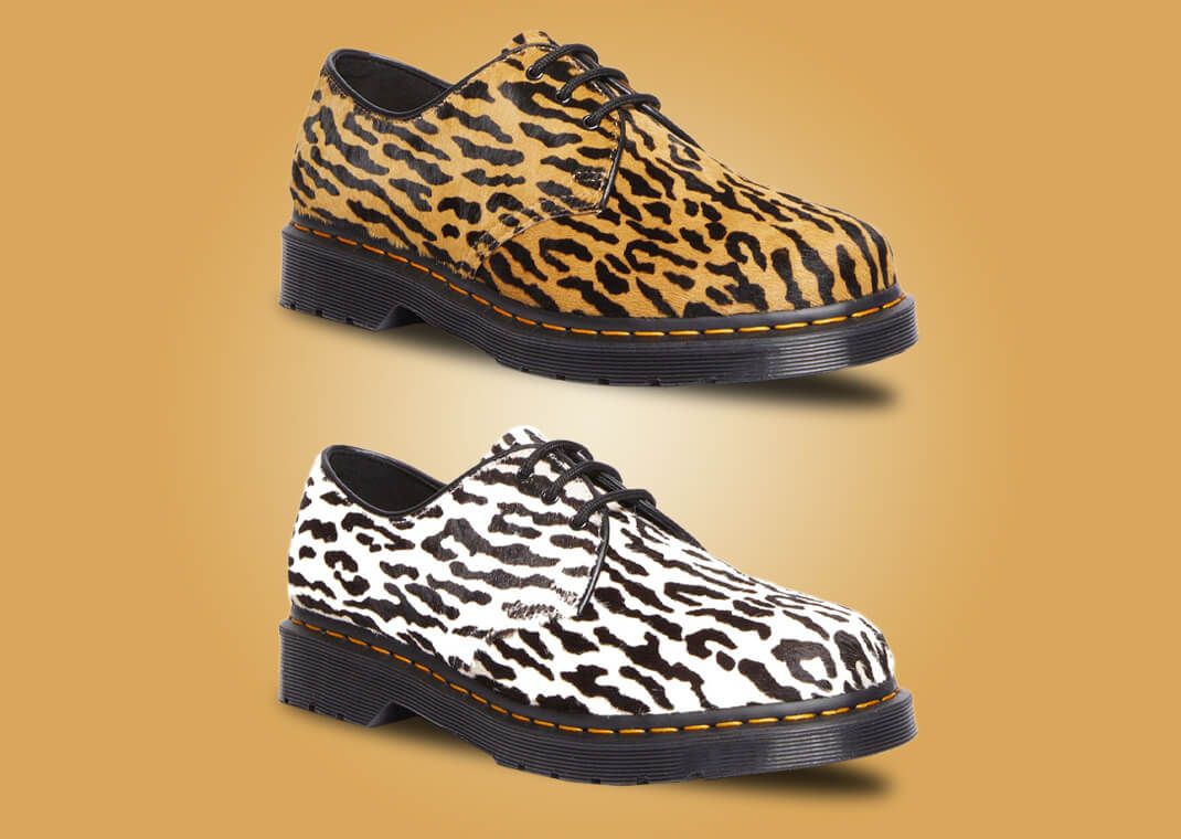 The Wacko Maria x Dr. Martens 1461 Oxford Leopard Pack Releases 
