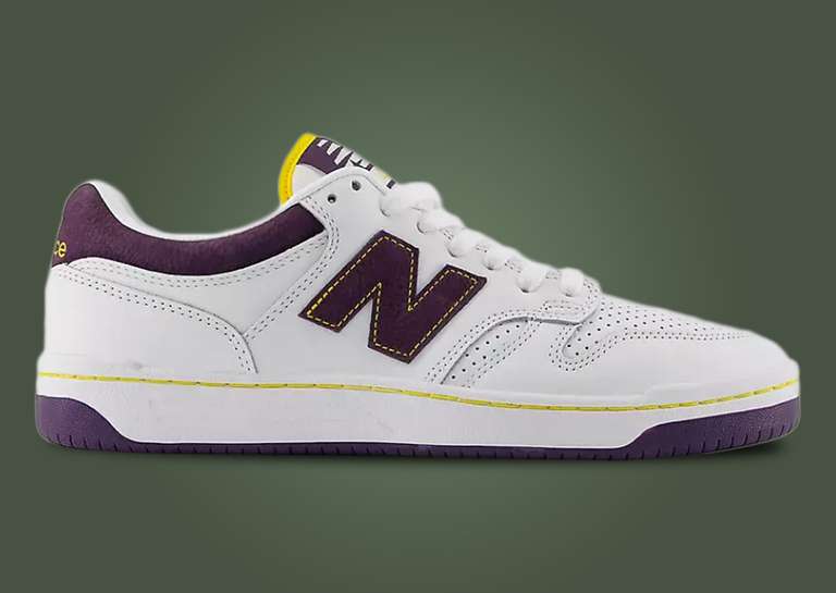 New Balance Numeric 480 Eighties Pack Los Angeles Lakers Lateral
