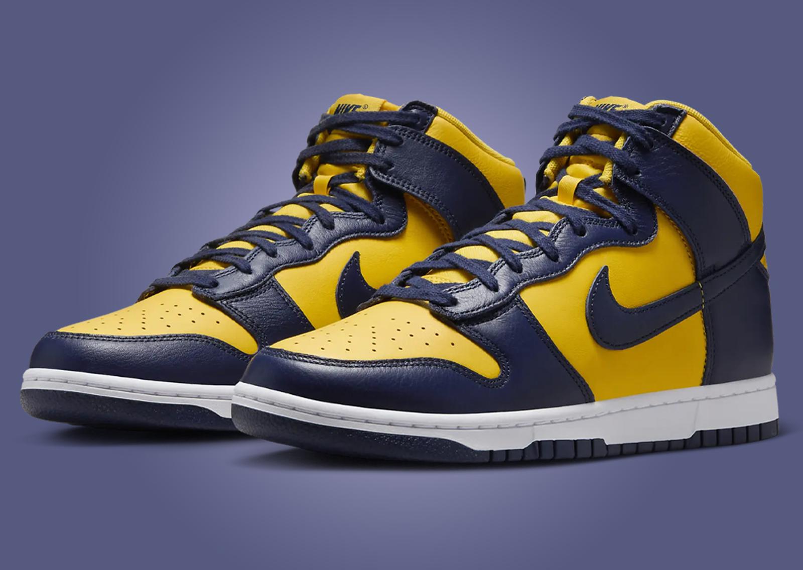 Nike Dunk High Michigan (2025) Angle