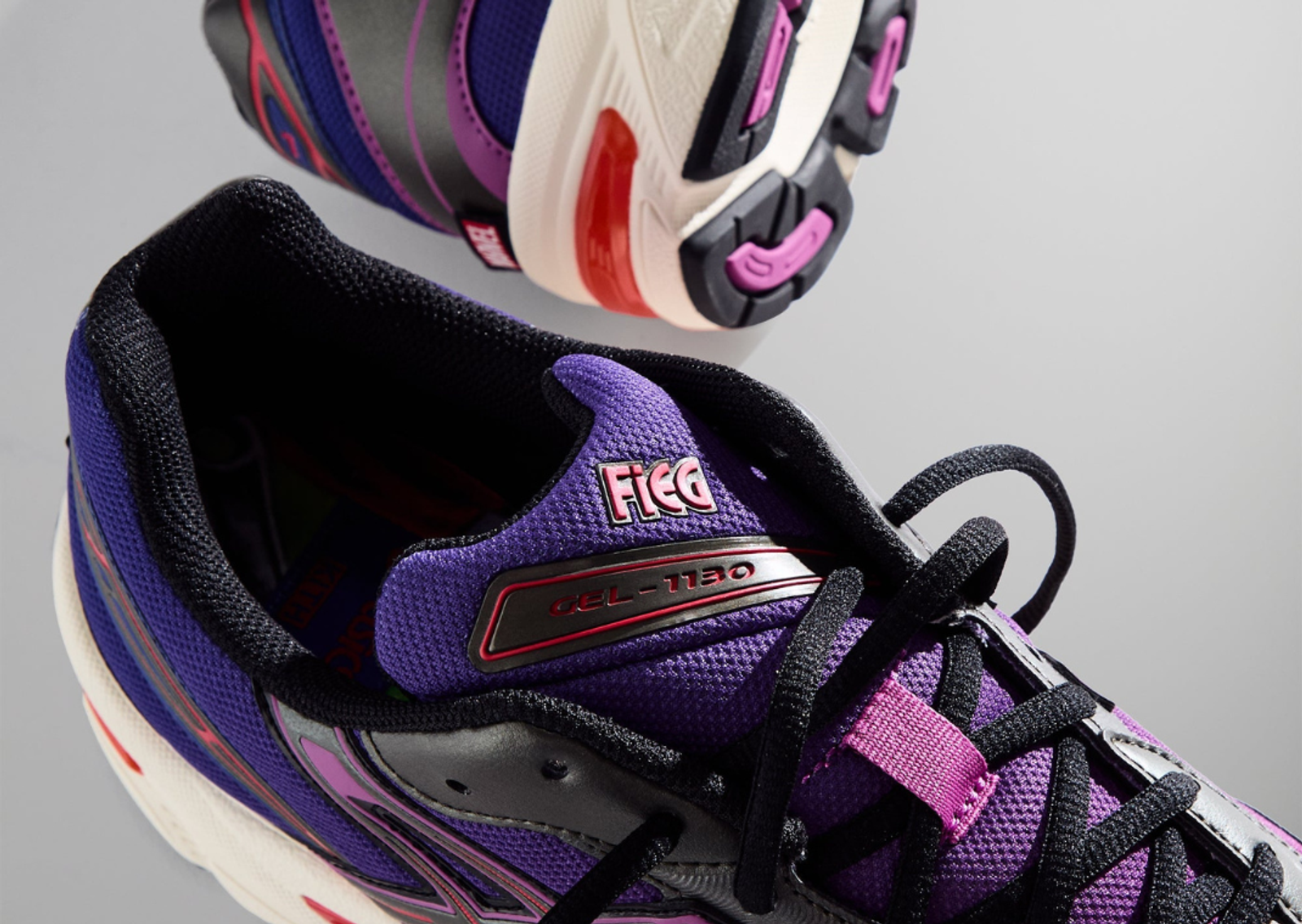 Kith x Marvel Super Villains x Asics Gel-1130 Magneto Detail