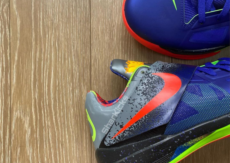 Nike KD 4 Nerf - FQ8180-400 Lateral and Toe