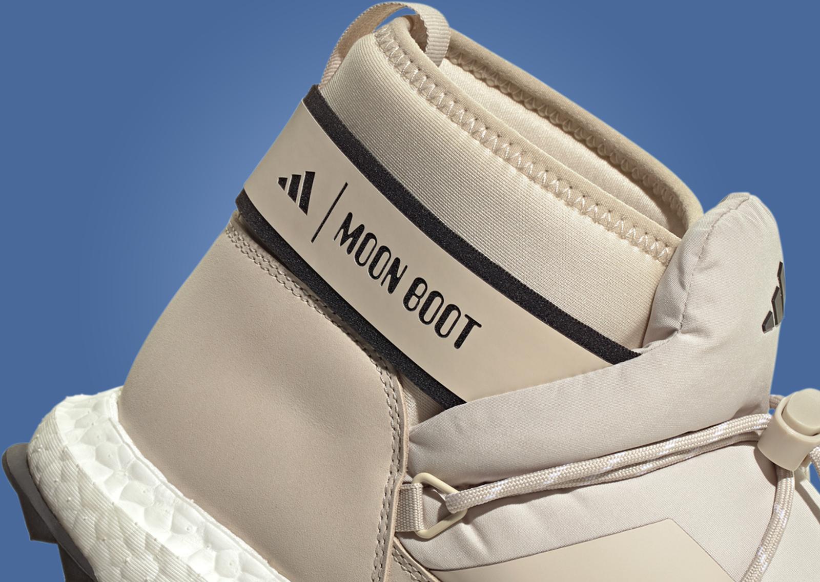 NASA x adidas MoonBoost Low Clear Brown Heel Detail