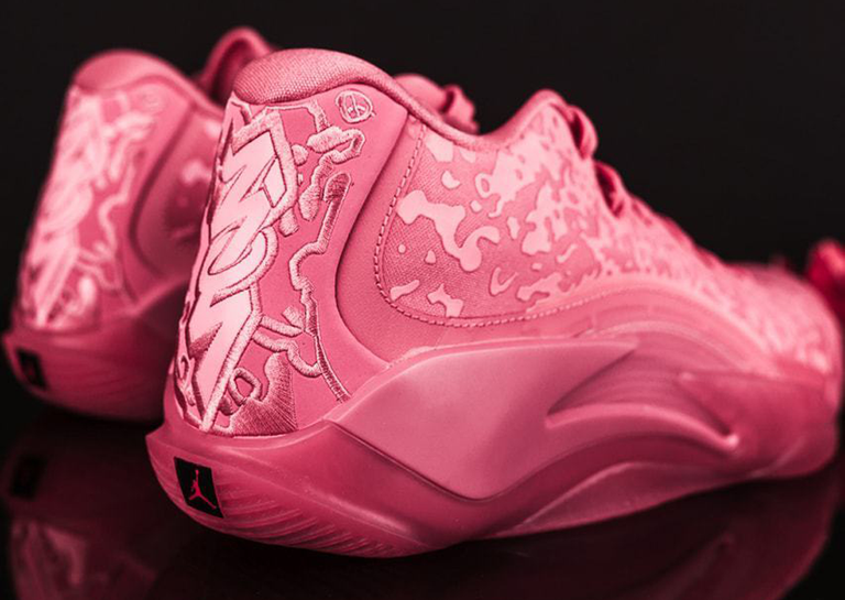 Jordan Zion 3 Pink Lotus Back Heel