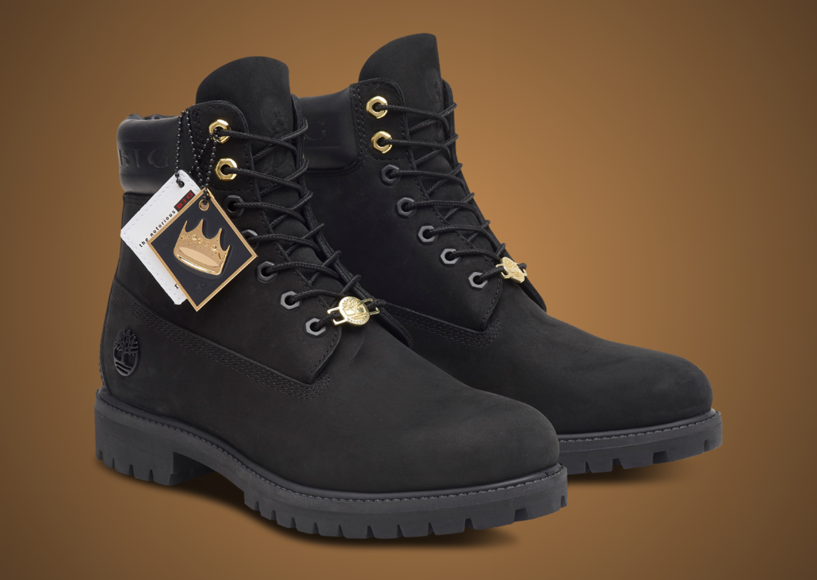 The Notorious B.I.G. x Timberland 6-inch Premium Boot Black Angle