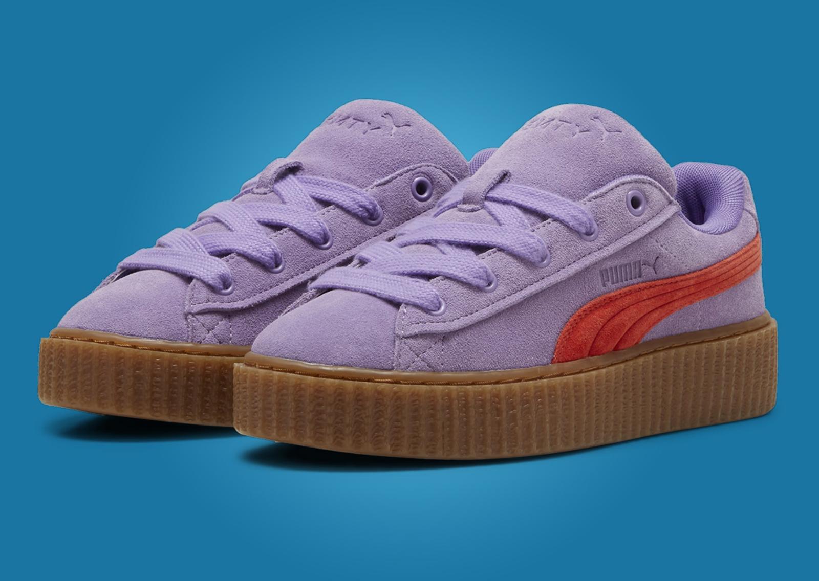 Fenty x Puma Creeper Phatty Lavender Alert Angle