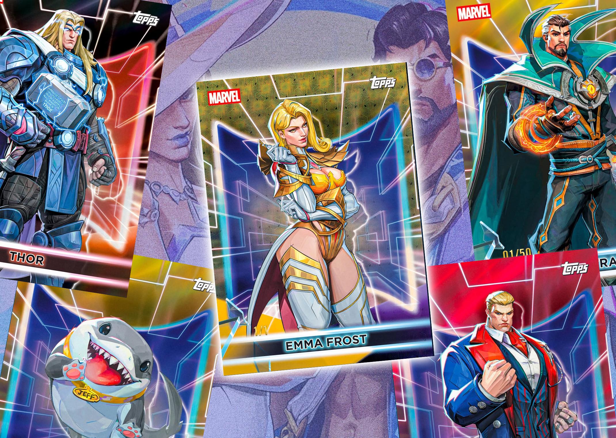 2026 Topps Neon Marvel Rivals Image Variations