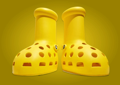 The MSCHF x Crocs Big Yellow Boot Trypophobia Releases August 9