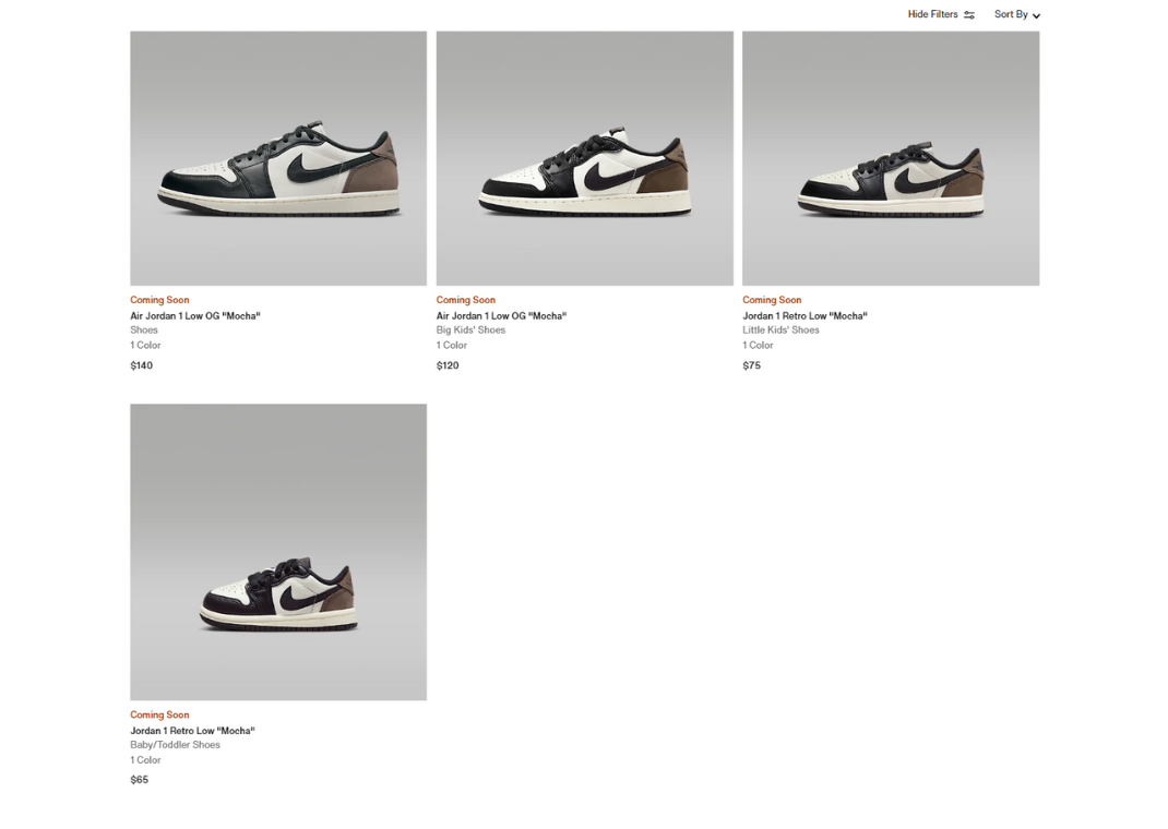 Where to Buy the Air Jordan 1 Retro Low OG Mocha