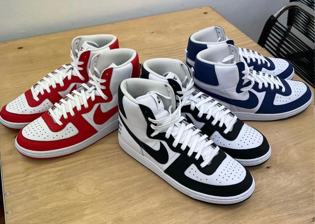 The Comme des Garcons Homme Plus x Nike Terminator High Pack