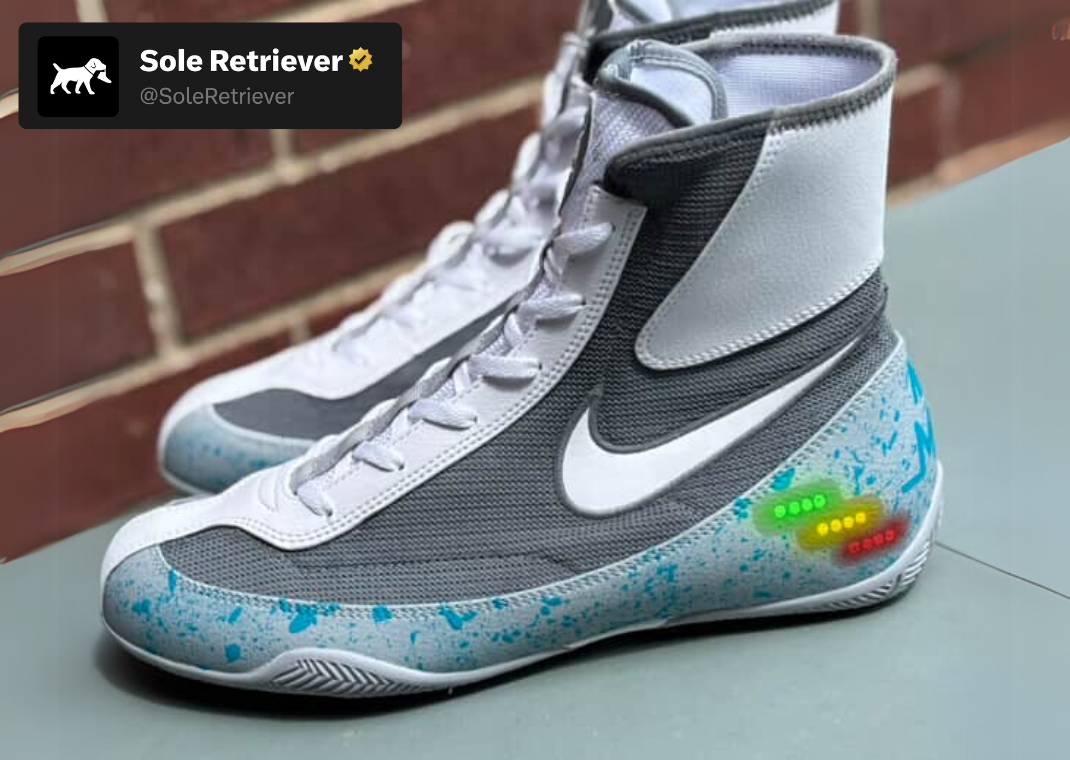 Rolly Romero Beats Ryan Garcia While Wearing Custom Nike Air Mag Boots