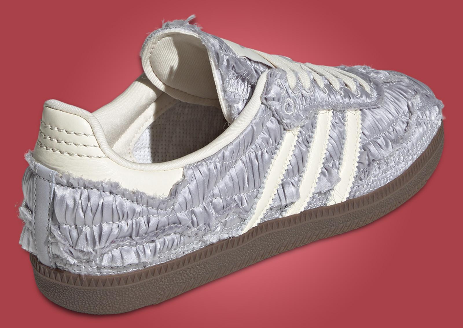 Caroline Hu x adidas Samba OG Silver Metallic (W) Heel