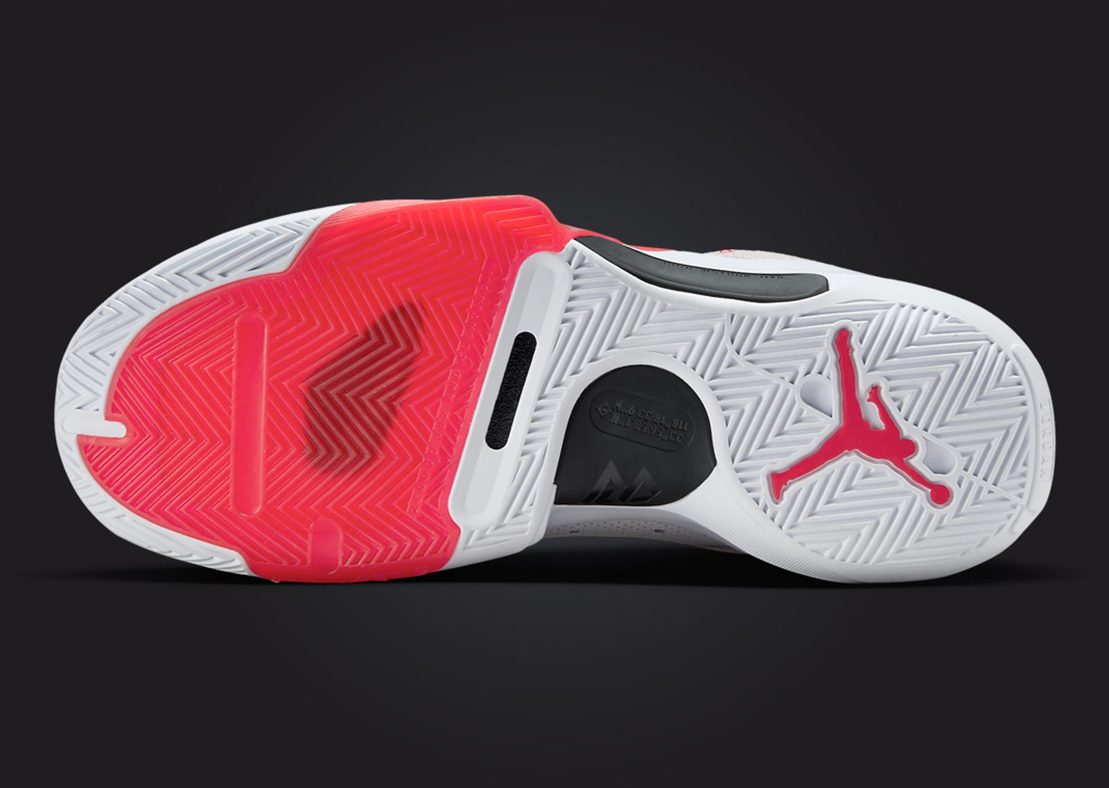 Jordan One Take 5 White Red Black Outsole