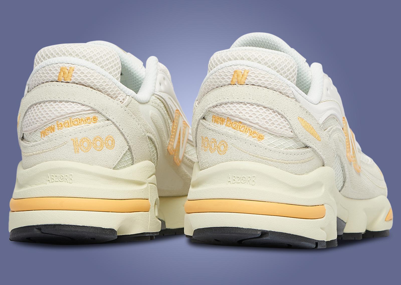 New Balance 1000 Mineral Sea Salt Heel