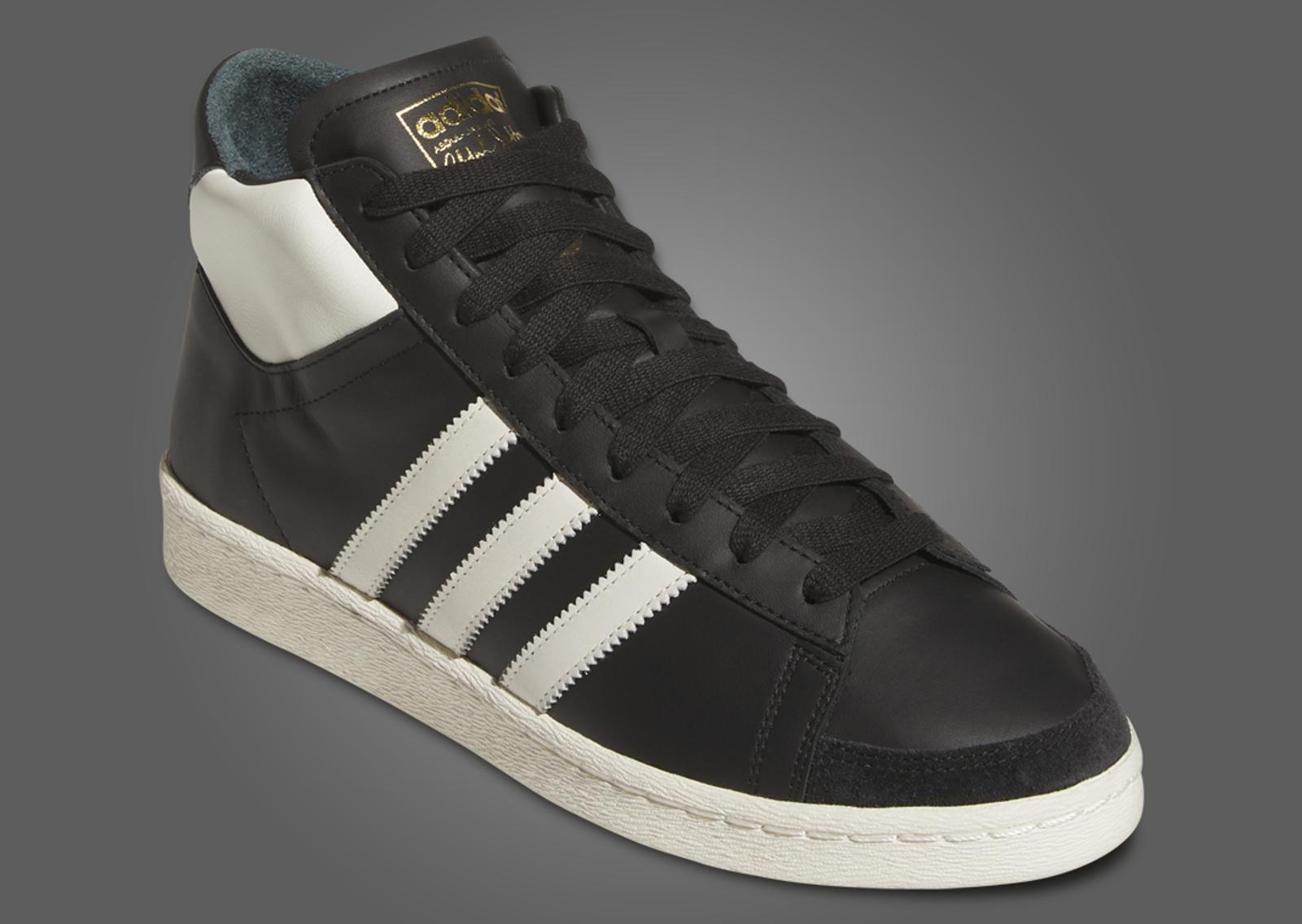 adidas Jabbar Hi Core Black Off White Angle