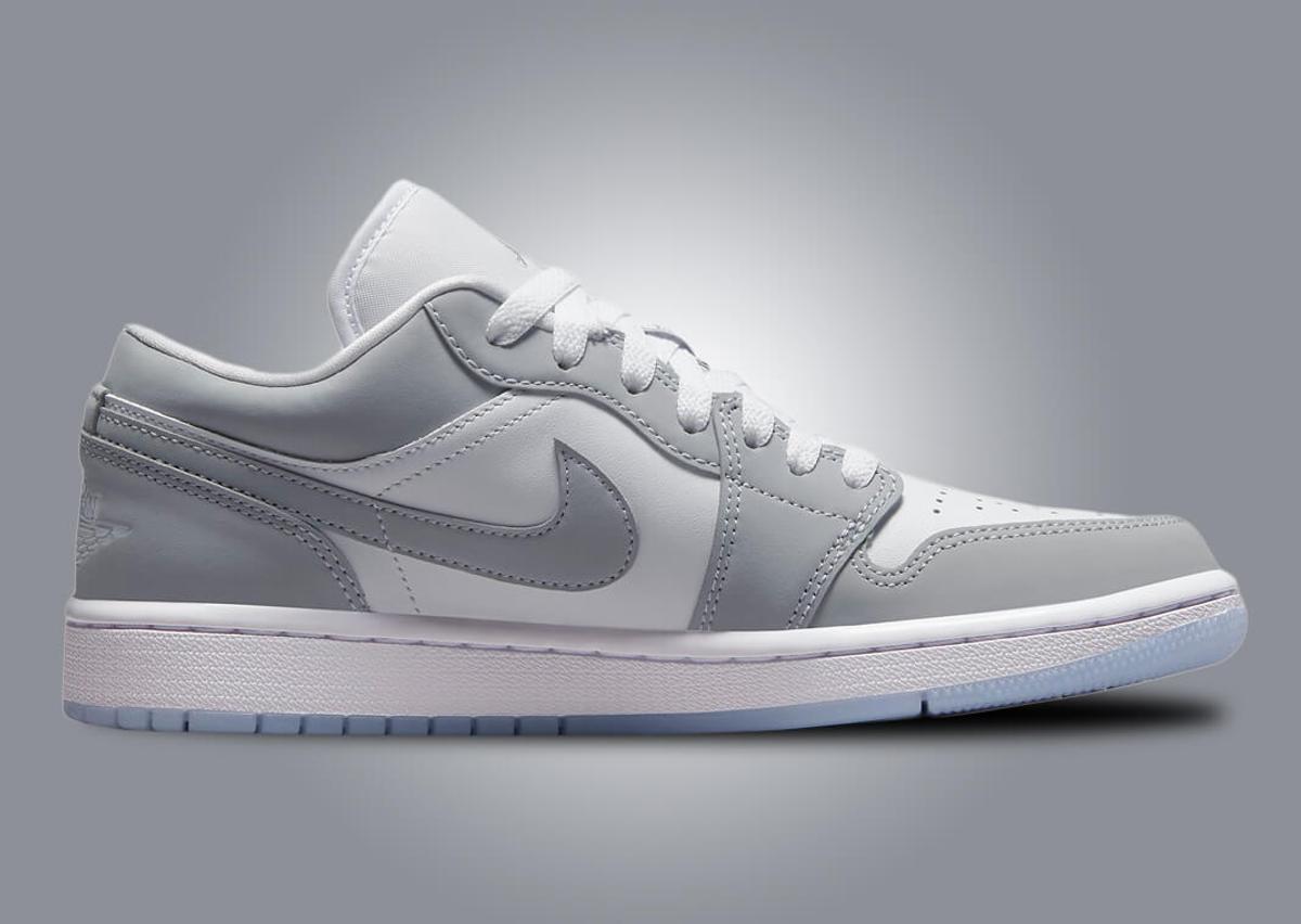 Wmns Air Jordan 1 Low 'White Wolf Grey