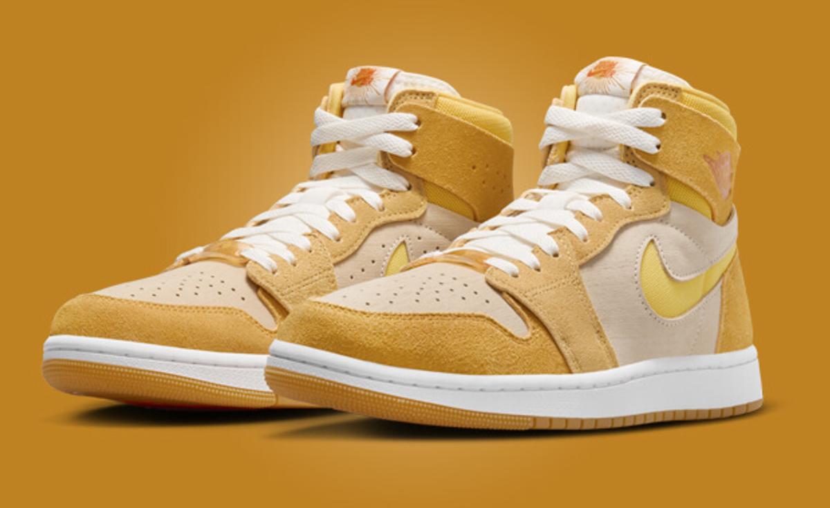 The Air Jordan 1 High Zoom CMFT 2 Gets Covered in Yellow Ochre