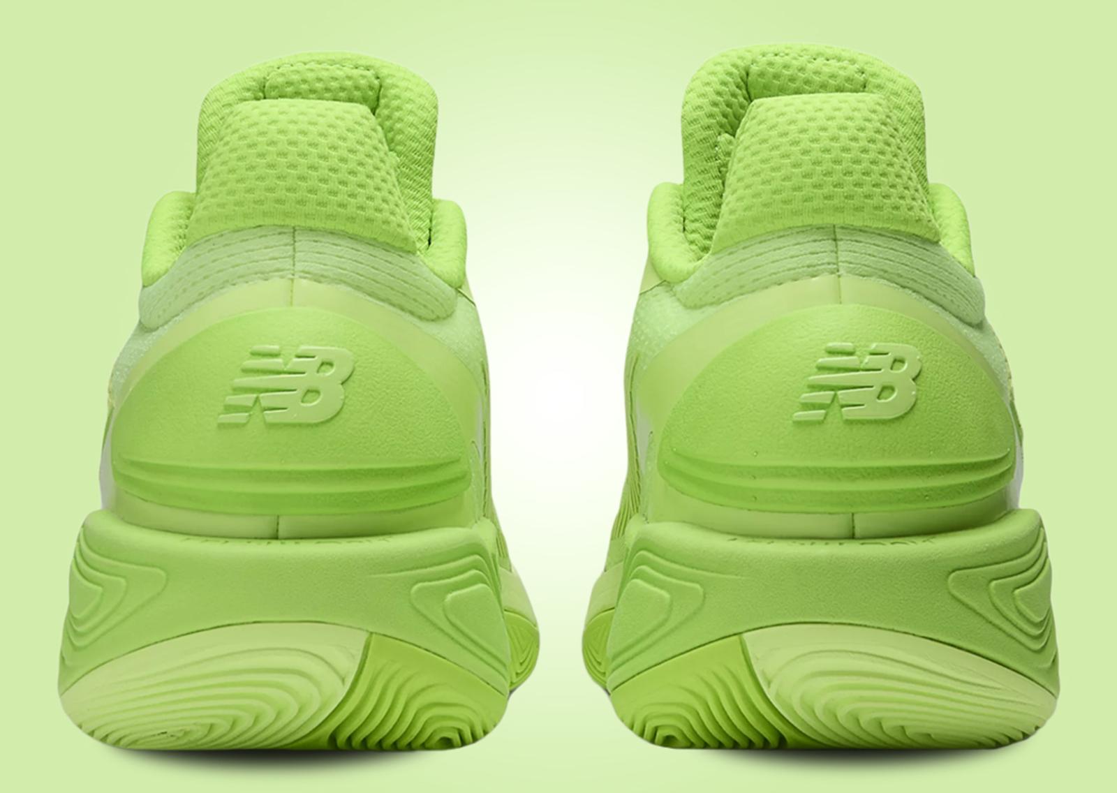 New Balance TWO WXY v5 Highlighter Green Heel