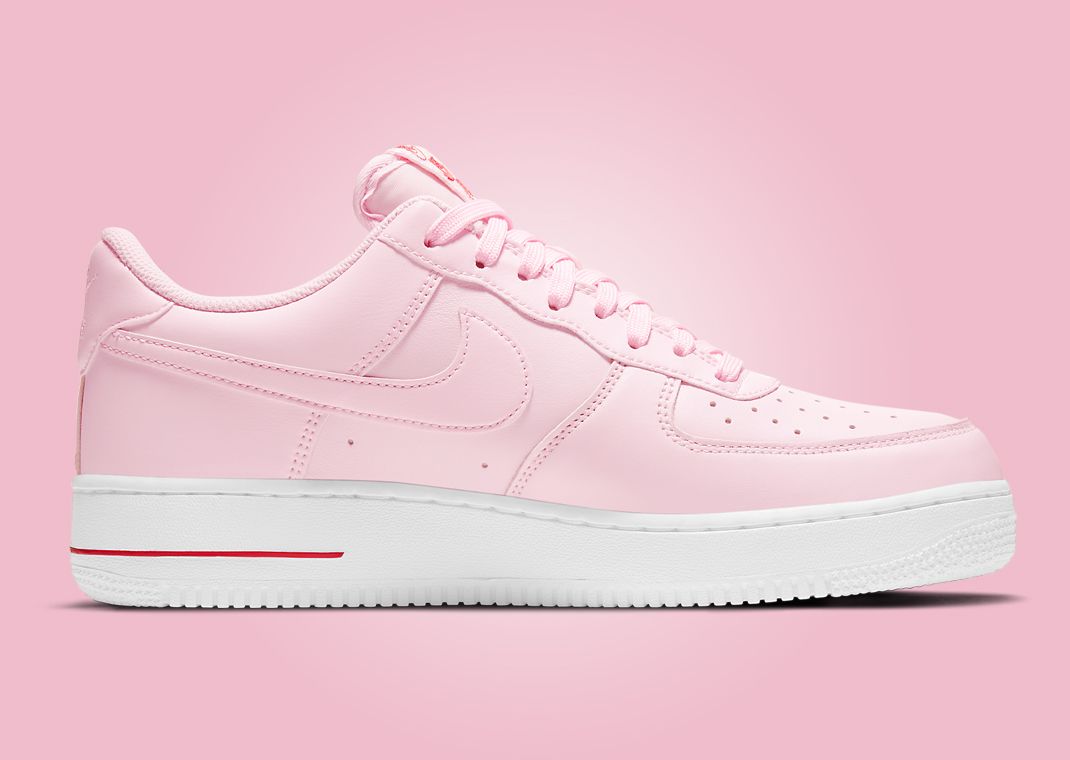 Rose pink cheap air force ones