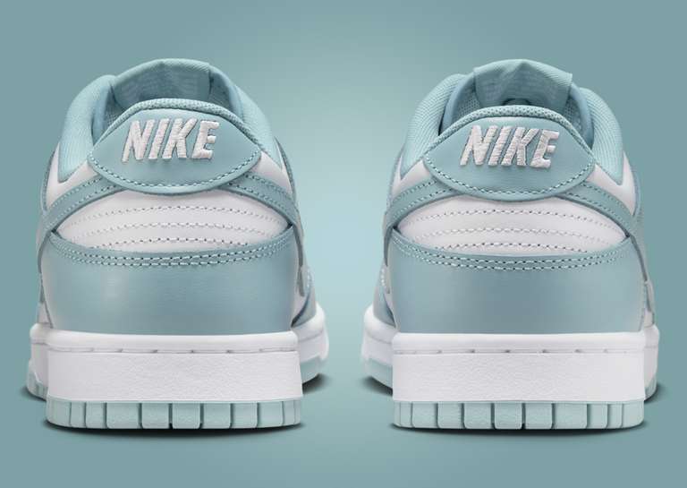 Nike Dunk Low Denim Turquoise Heel