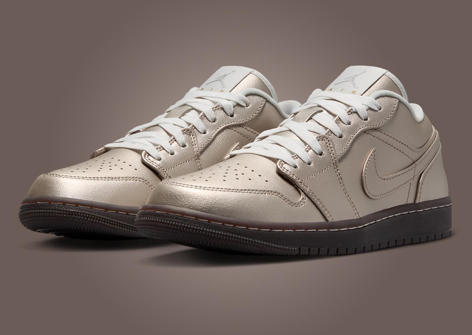 Air Jordan 1 Low Metallic Zinc (W) Angle