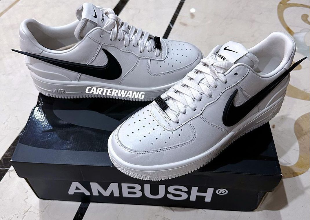 The AMBUSH x Nike Air Force 1 Low SP Black And Phantom Releases ...