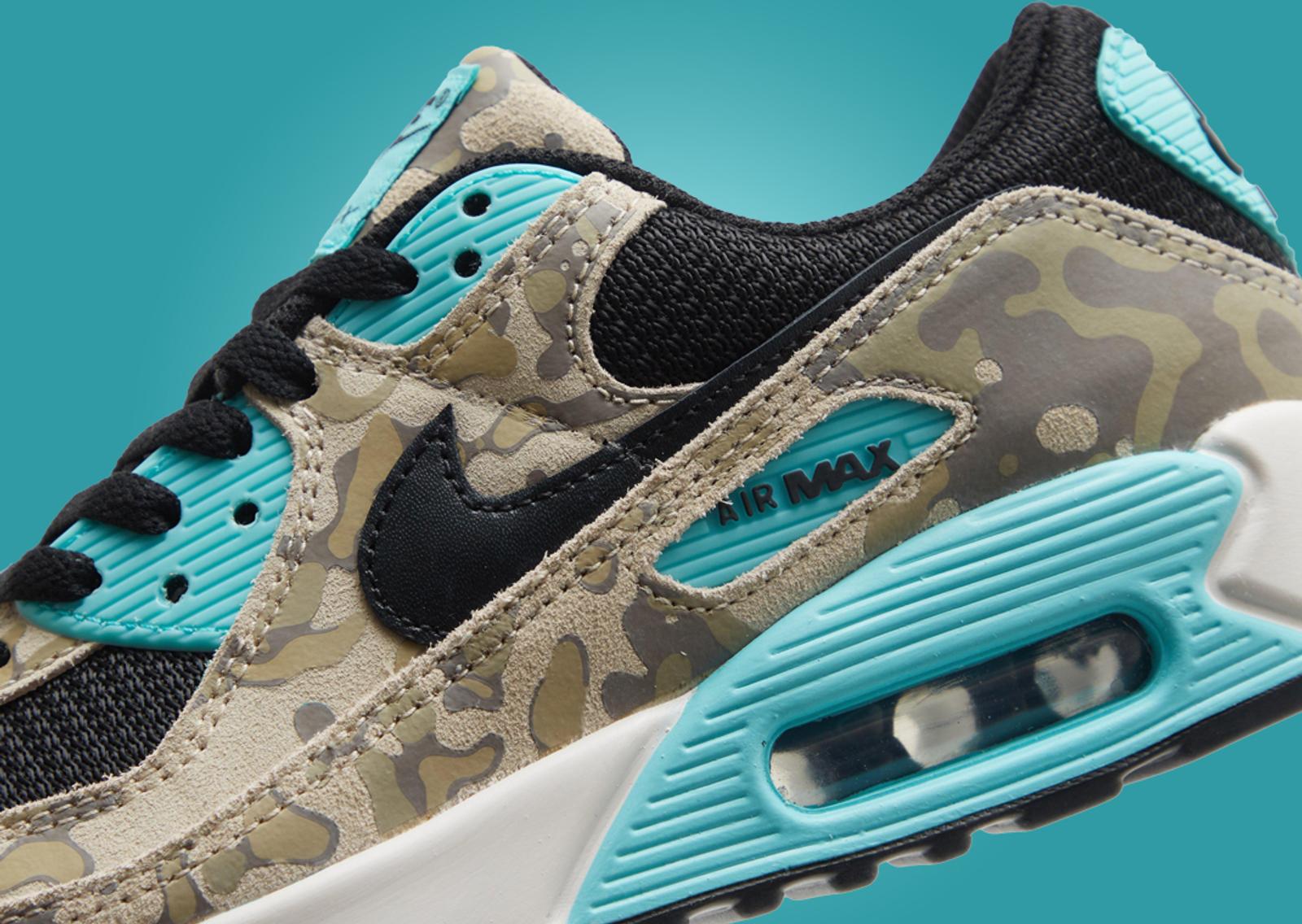 Nike Air Max 90 Camo Aurora Green Detail