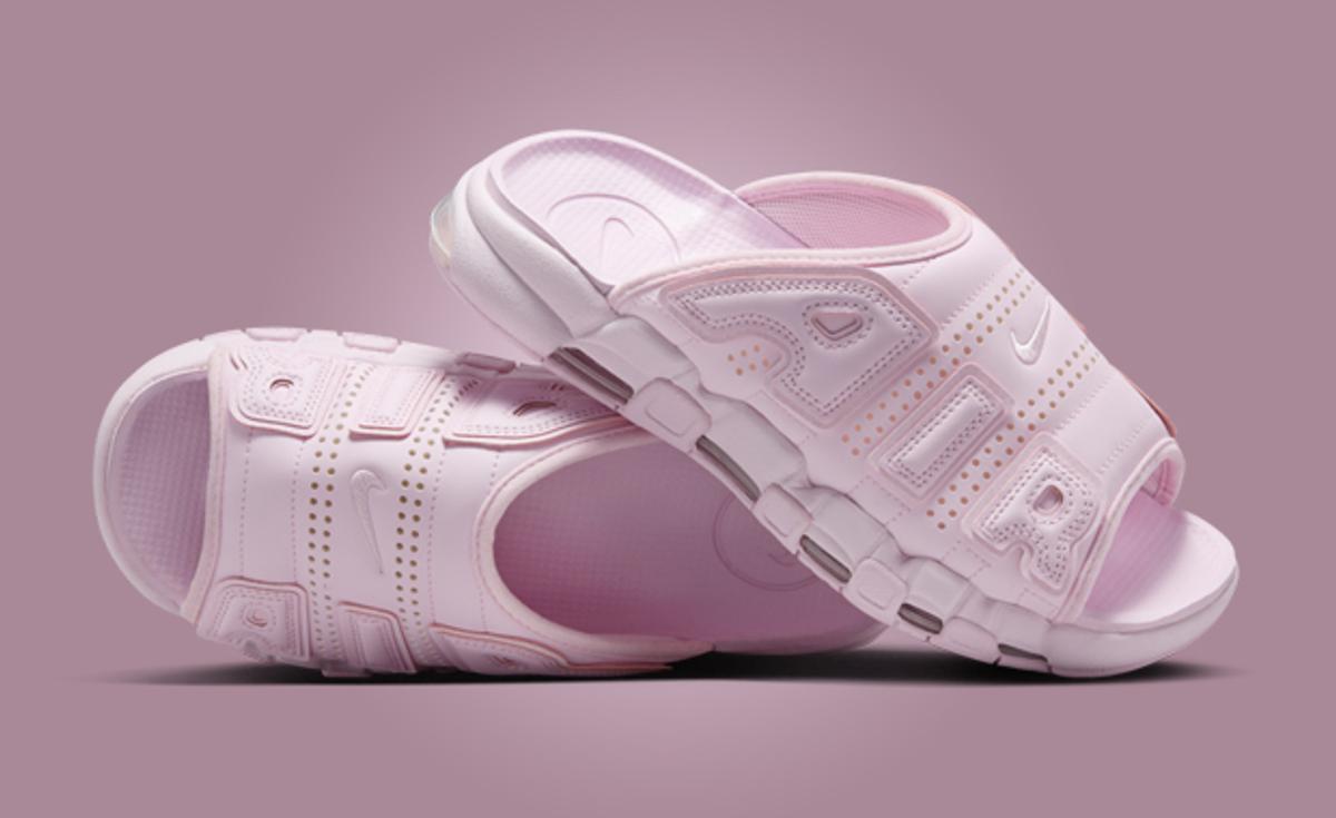 The Nike Air More Uptempo Slide Pink Foam Releases March 2024