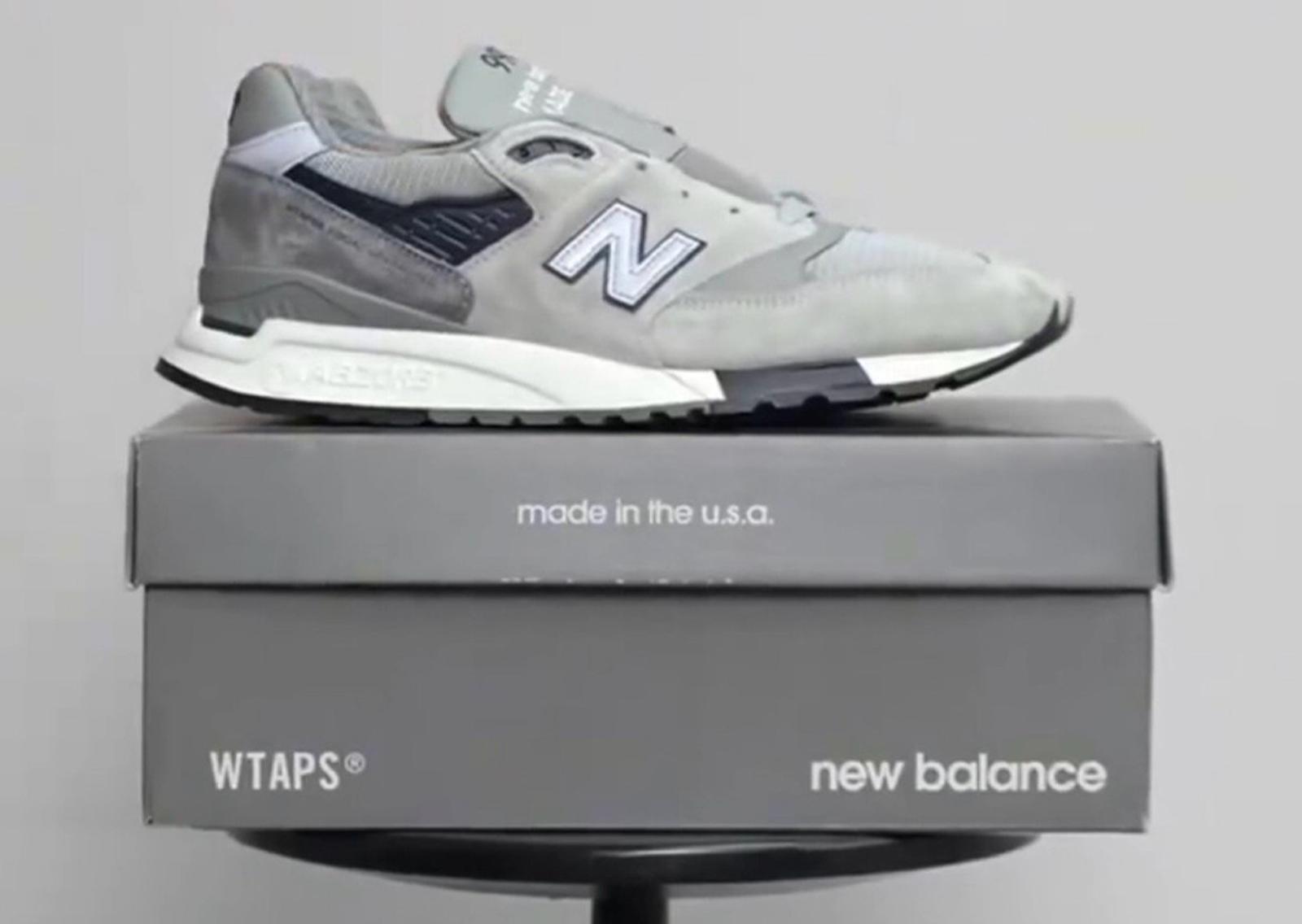 WTAPS x New Balance 998 Made in USA Lateral Packaging