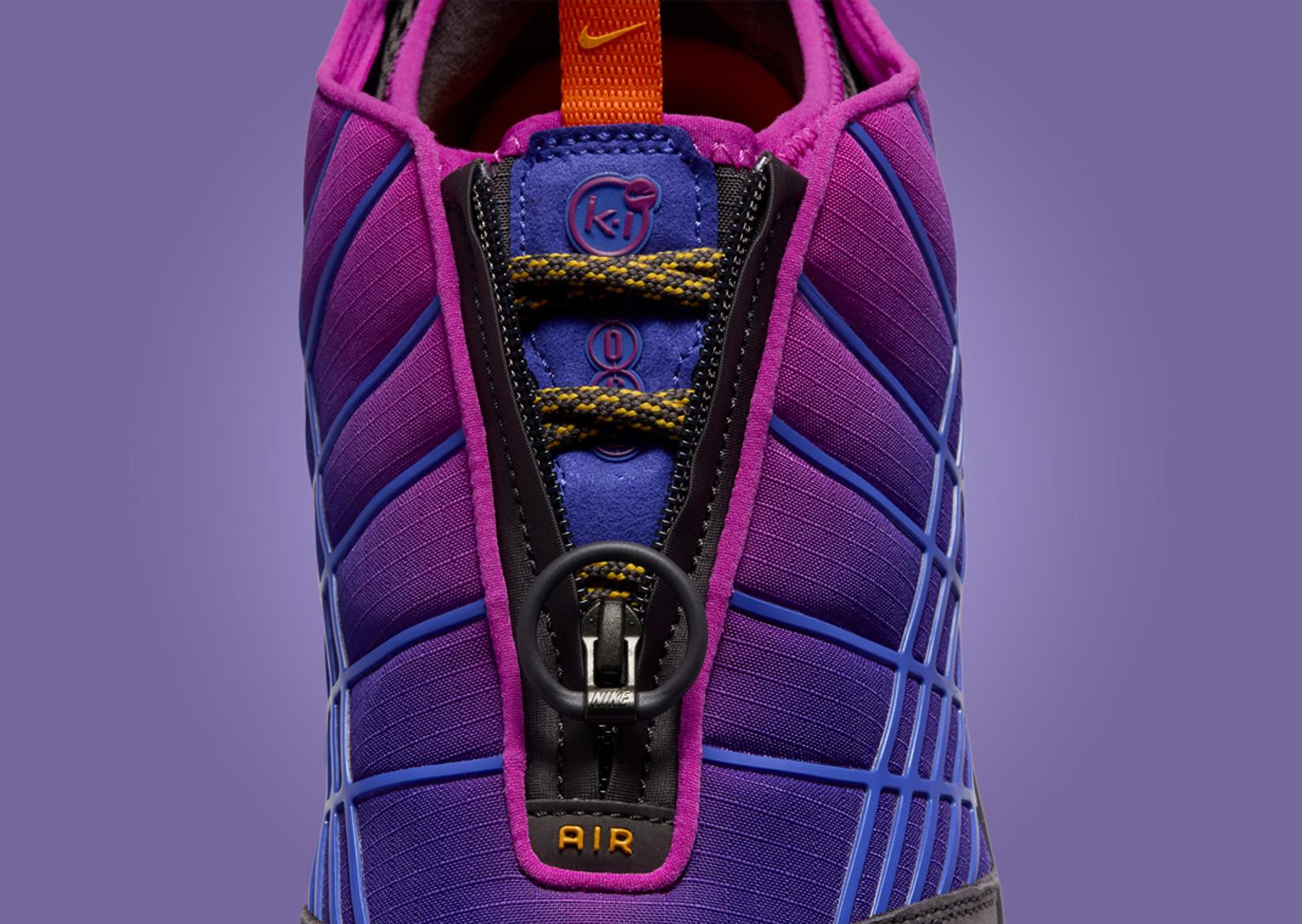 Kids of Immigrants x Nike Air Max Sunder SP Persian Violet Tongue Detail