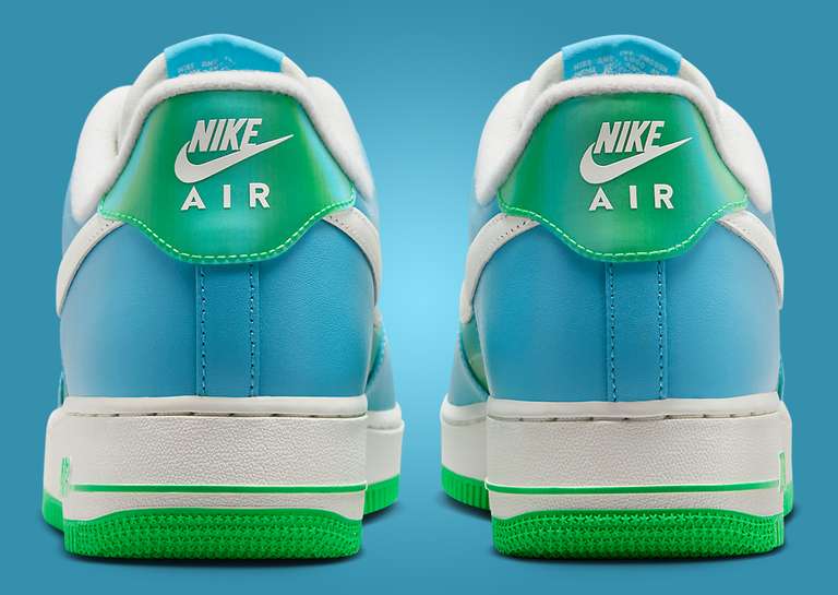 Nike Air Force 1 Low Aquarius Blue Green Shock Back