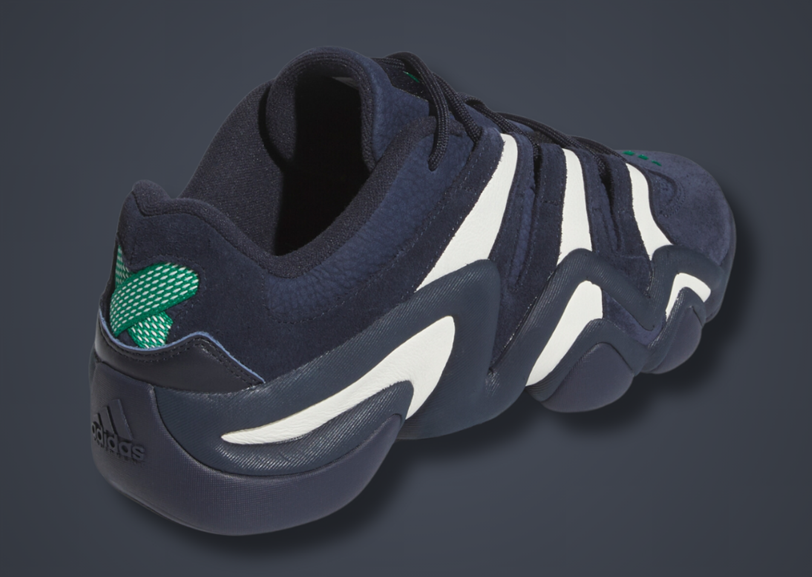 Hoop York City x adidas Crazy 8 Low Heel Angle