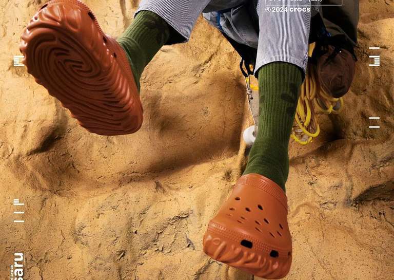 Salehe Bembury x Crocs Pollex Saru Mule Gobi On Foot