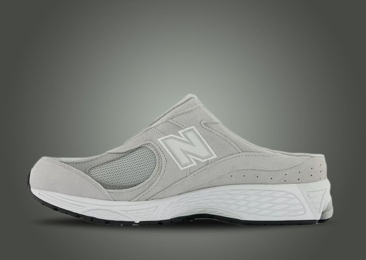This New Balance 2002R Mule Comes In Classic NB Grey