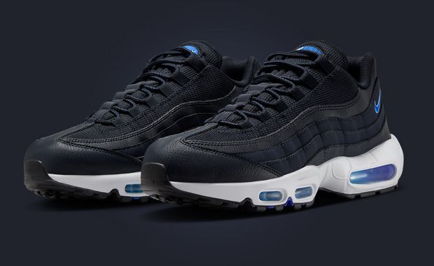 Air max 95 noir bleu hot sale