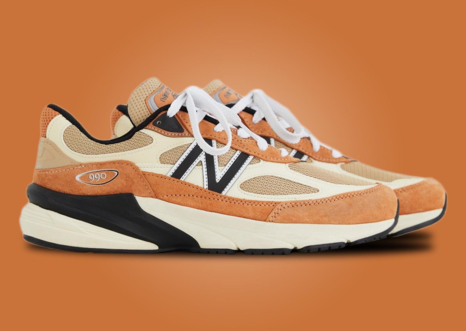 New Balance 990v6 Made in USA Sepia Stone Lateral