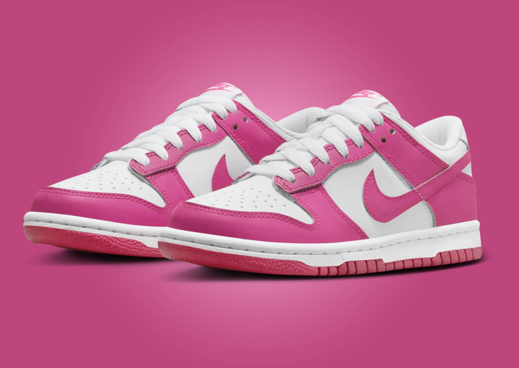 The Kids Exclusive Nike Dunk Low Laser Fuchsia Releases January 2024