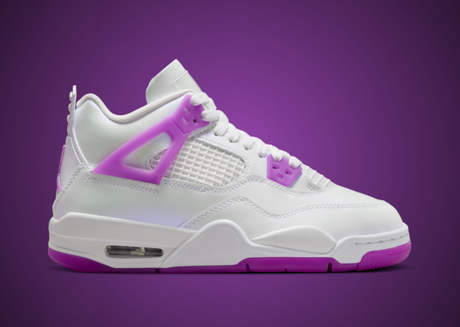 Air Jordan 4 Retro Hyper Violet (GS) Lateral