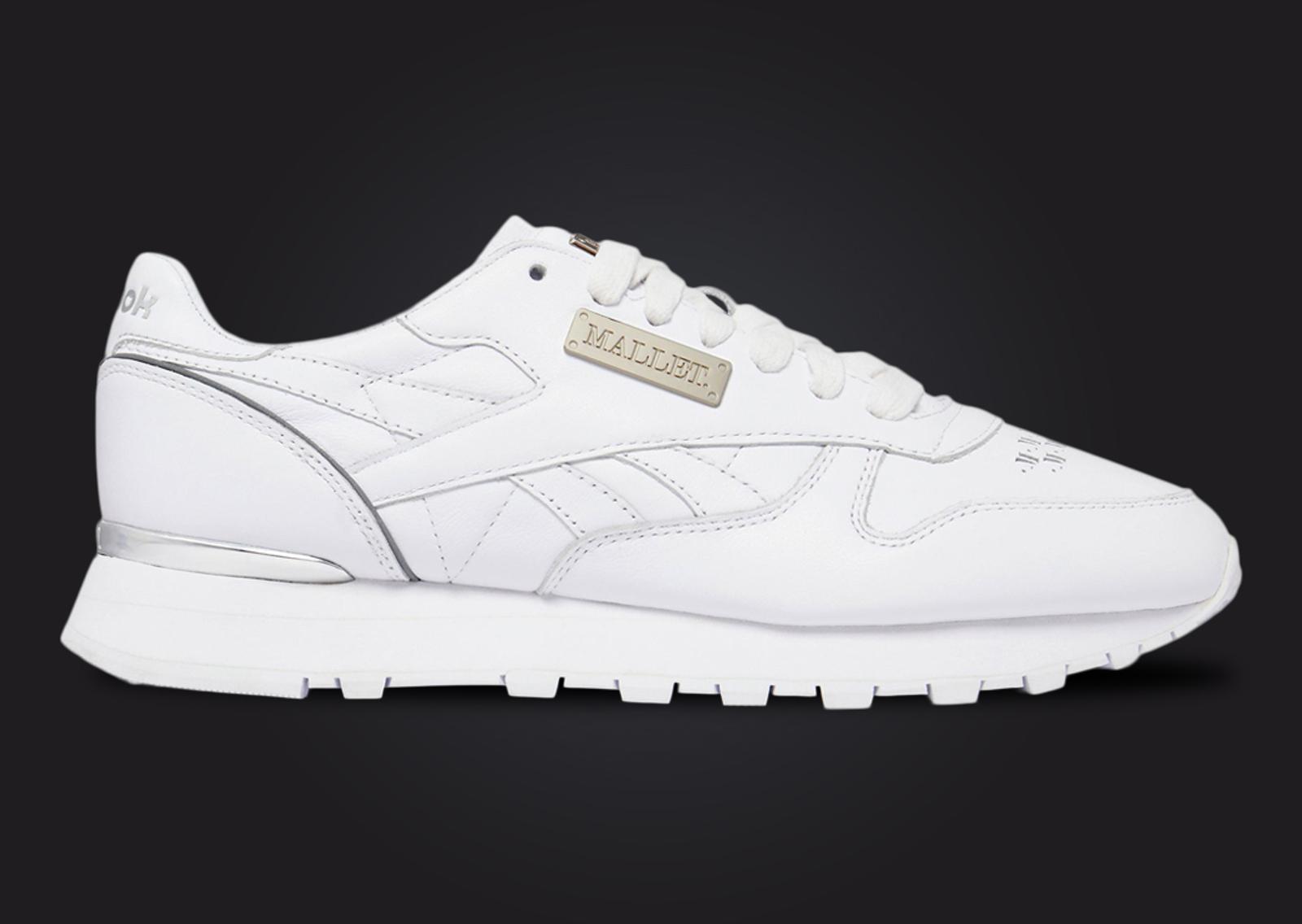 Mallet London x Reebok Classic Leather White Lateral