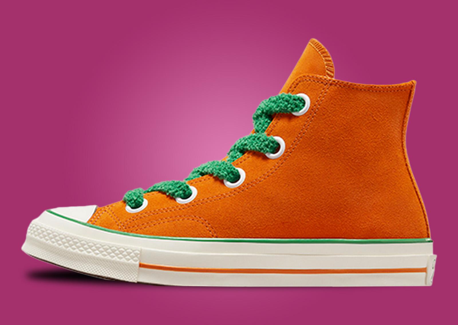 Willy Wonka x Converse Chuck 70 Oompa Loompa Lateral