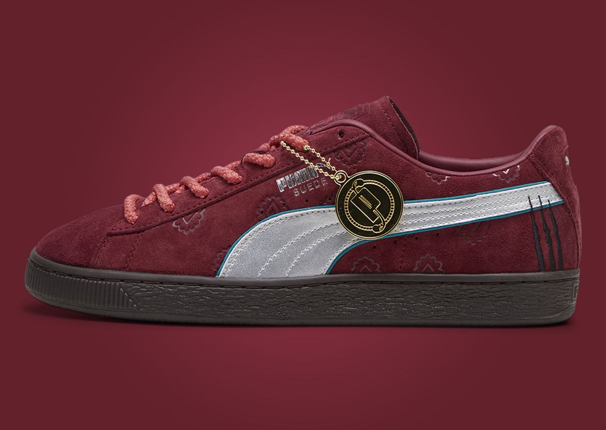 One Piece x Puma Suede Red Hair Pirates Lateral