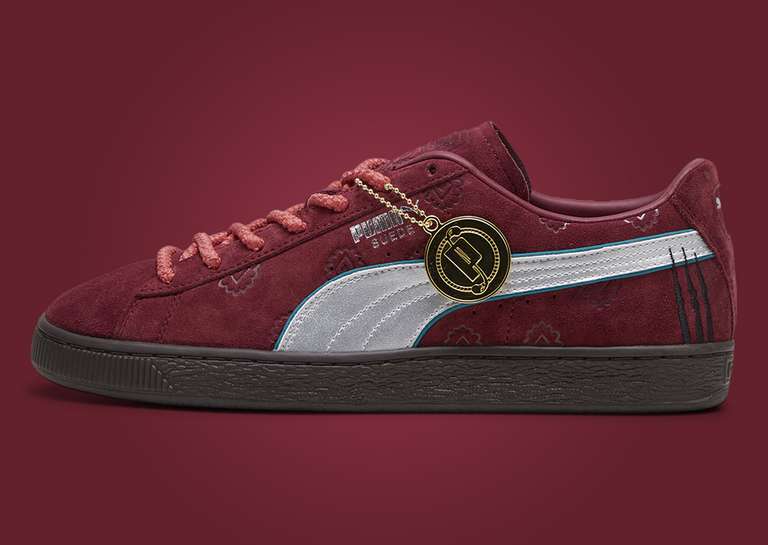 One Piece x Puma Suede Red Hair Pirates Lateral