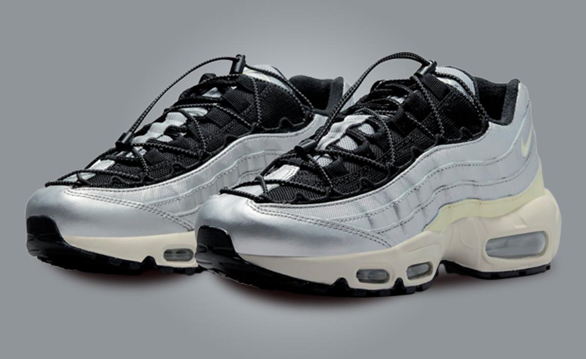 This Nike Air Max 95 Toggle Comes Covered In Metallic Silver
