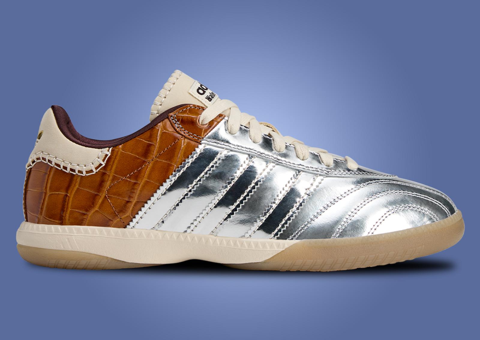 Wales Bonner x adidas Samba Millennium Chrome Brown Lateral