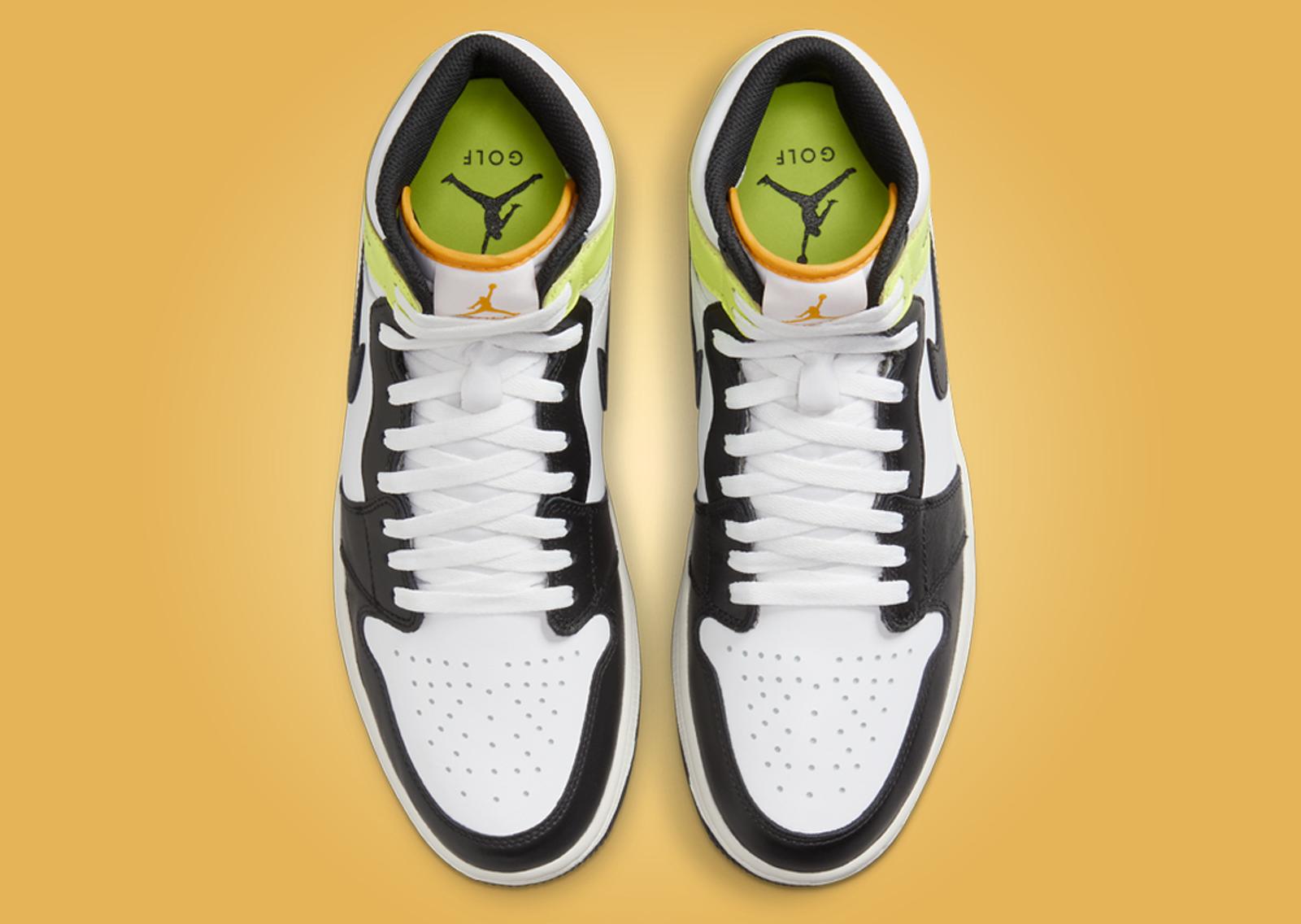 Air Jordan 1 High Golf Volt Gold Top