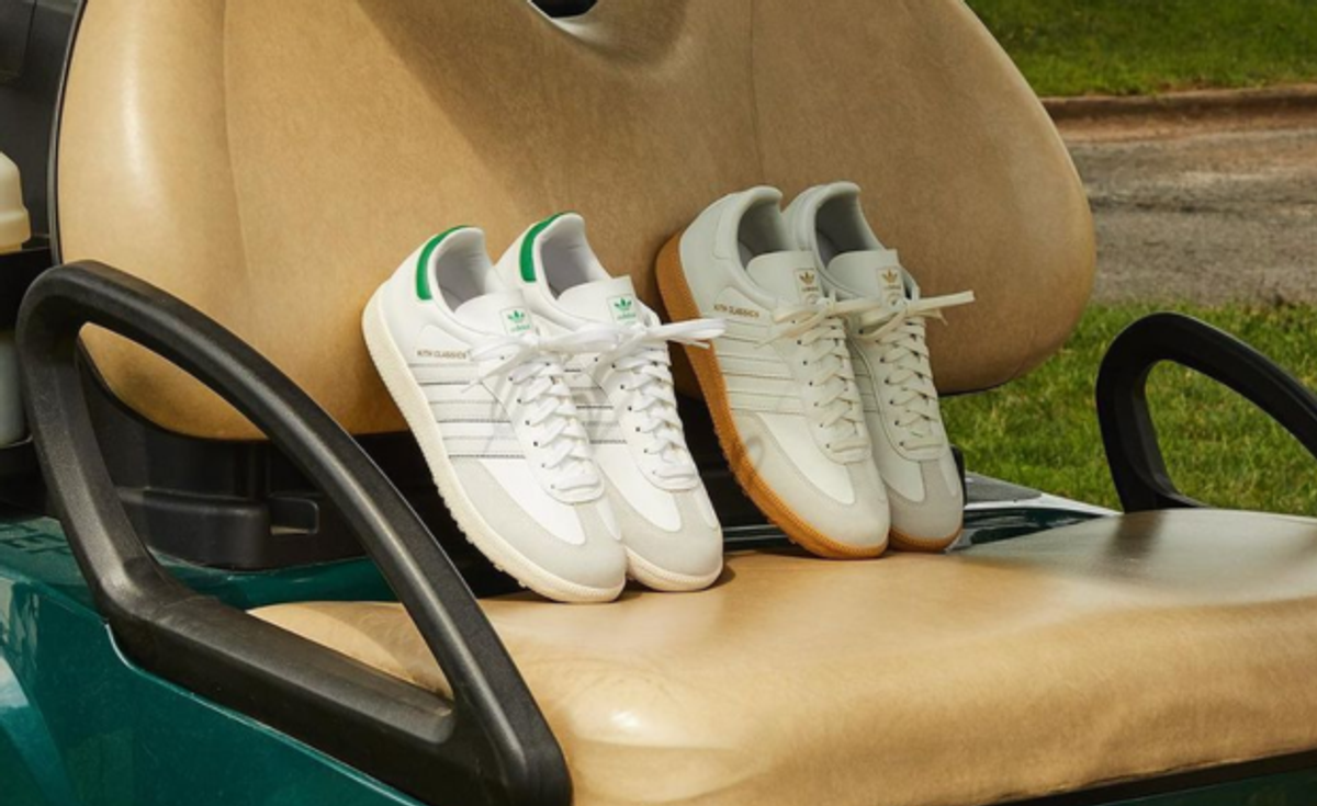 The Kith x adidas Samba Golf Pack Releases August 7