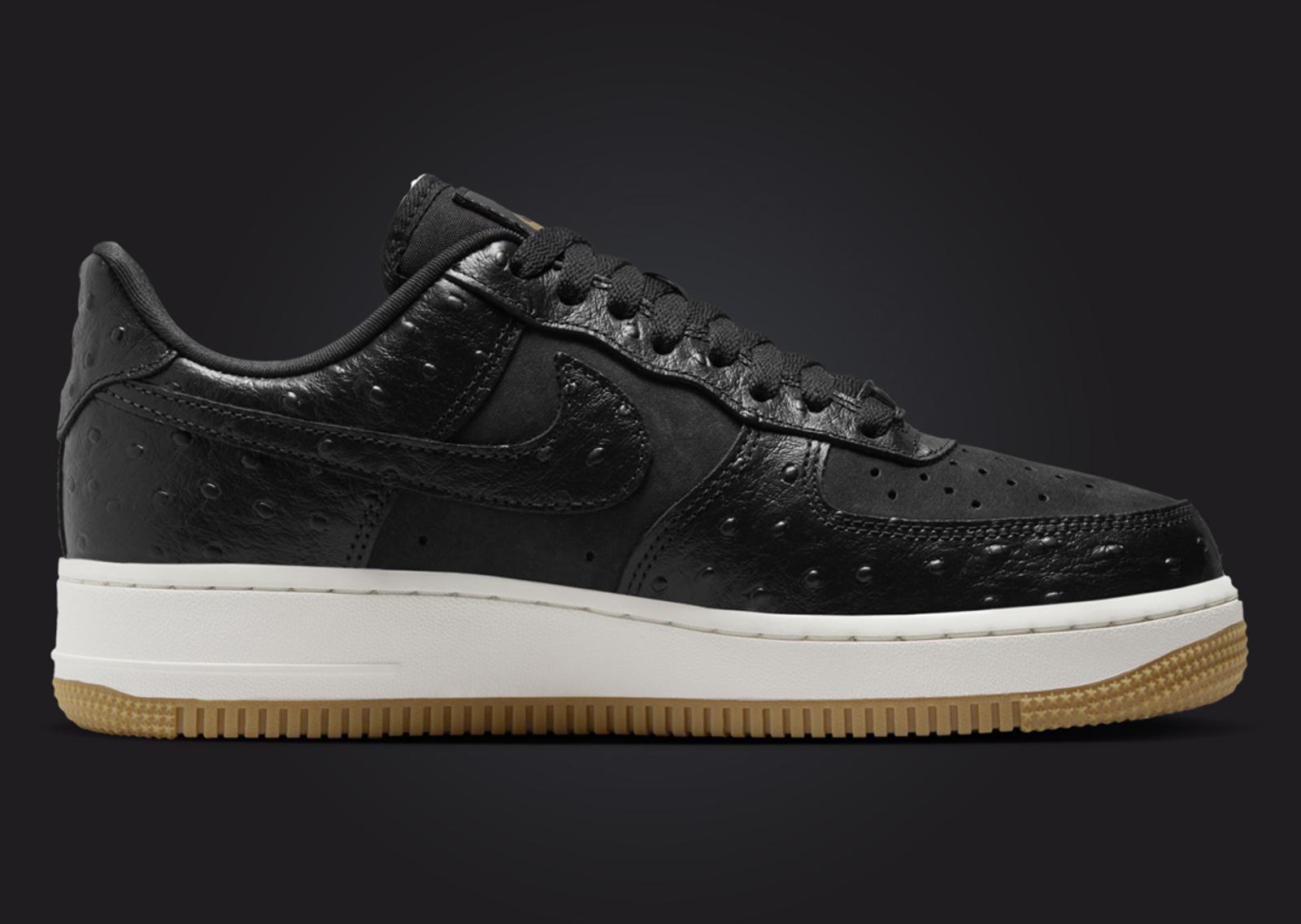 Nike Air Force 1 Low Lux Grandma Black (W) Medial