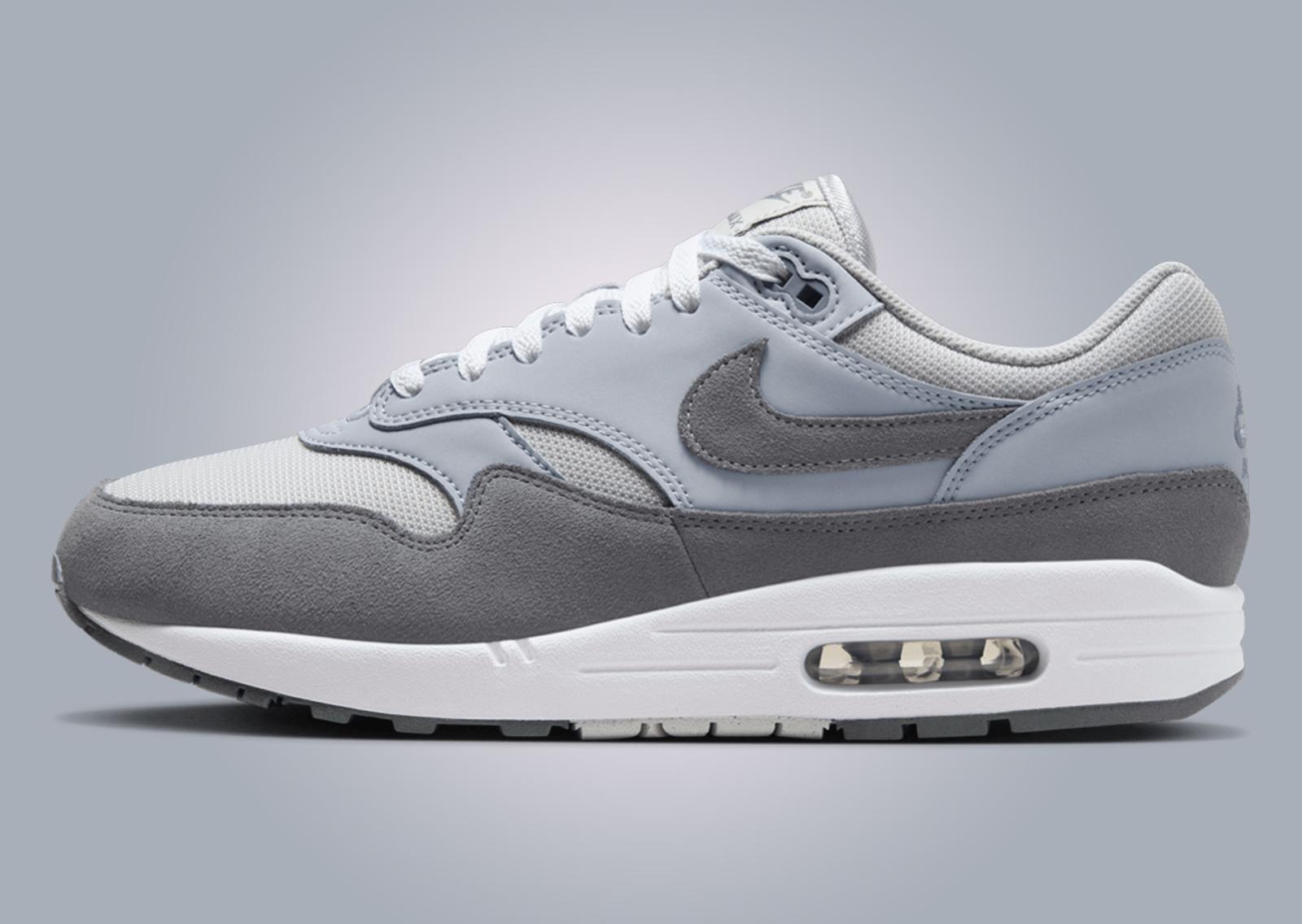 Nike Air Max 1 Photon Dust Smoke Grey Lateral