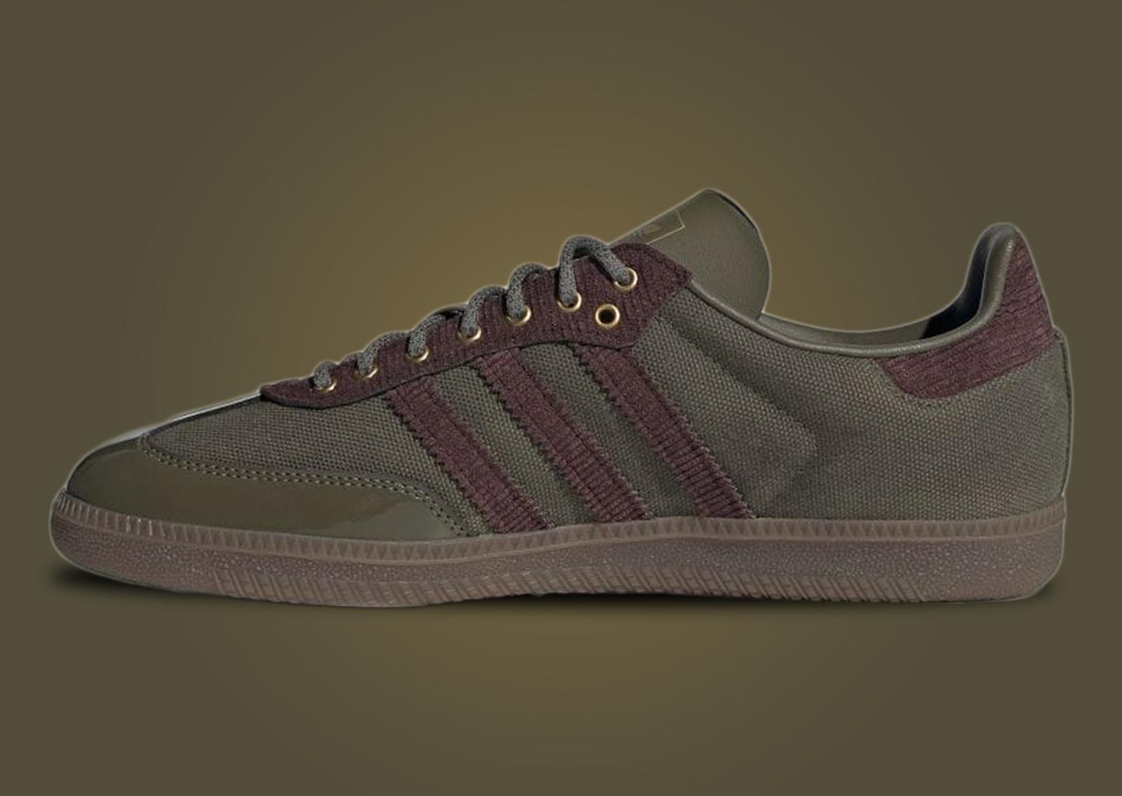 ALWAYTH x adidas Samba Olive Strata Medial