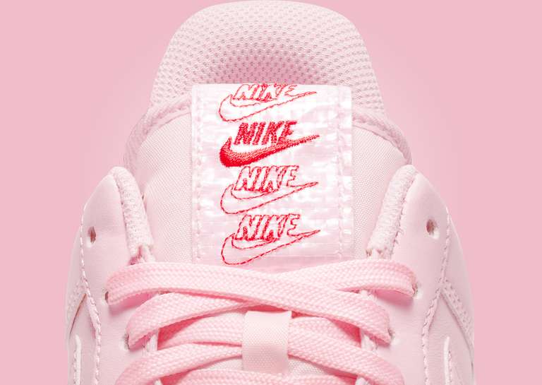 Nike Air Force 1 Low Rose Pink Tongue Tag
