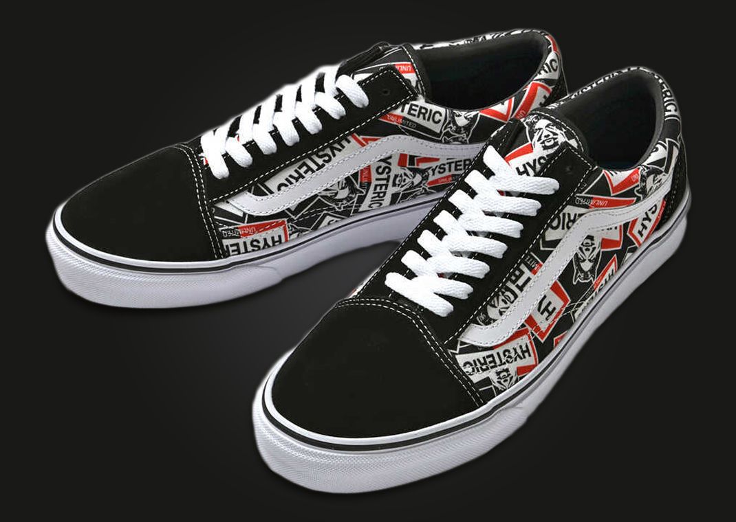 The Hysteric Glamour x Vans Old Skool See No Evil Releases
